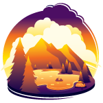 fishing hole illustration